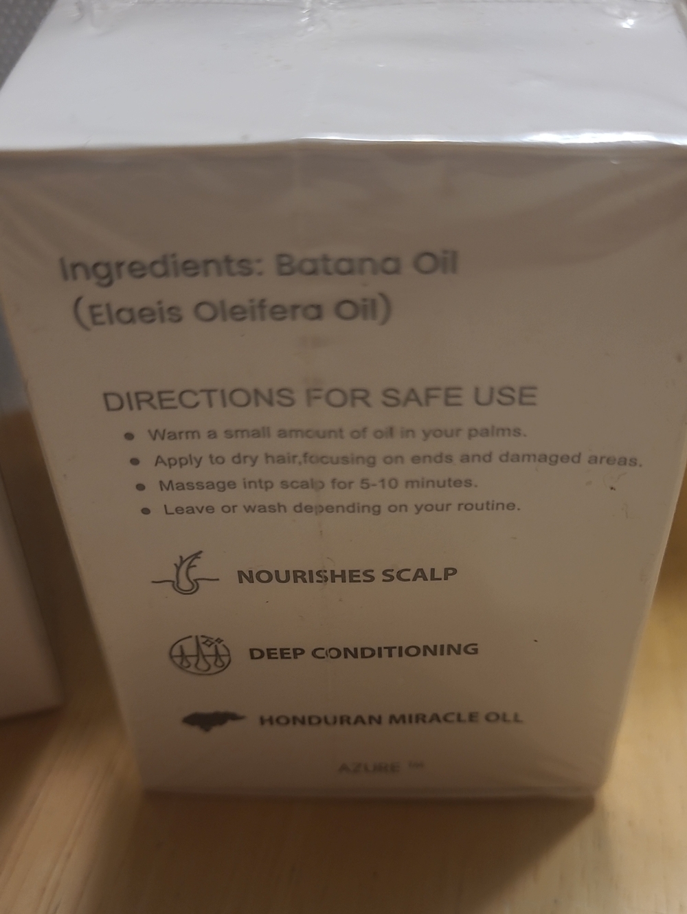 Azure Batana Oil 100% - Natural Hair Treatment 120ml/4 Fl oz Qty 2 - Picture 2 of 4